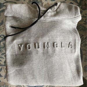 Men’s YoungLA Grey Hoodie •Size L